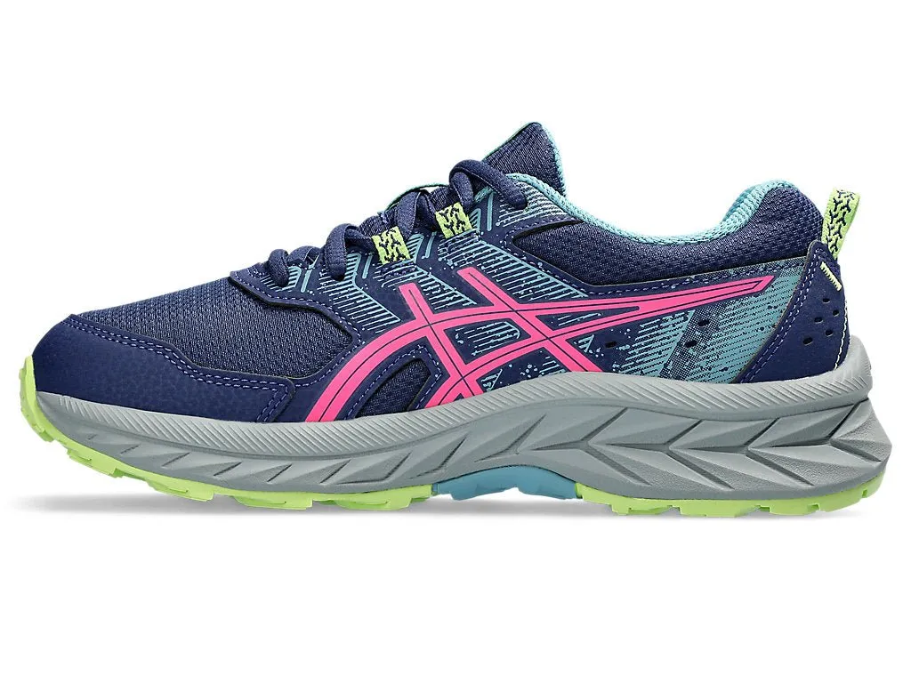 ASICS JUNIOR PRE VENTURE 9 GS DEEP OCEAN/HOT PINK