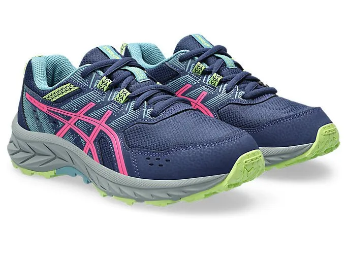 ASICS JUNIOR PRE VENTURE 9 GS DEEP OCEAN/HOT PINK