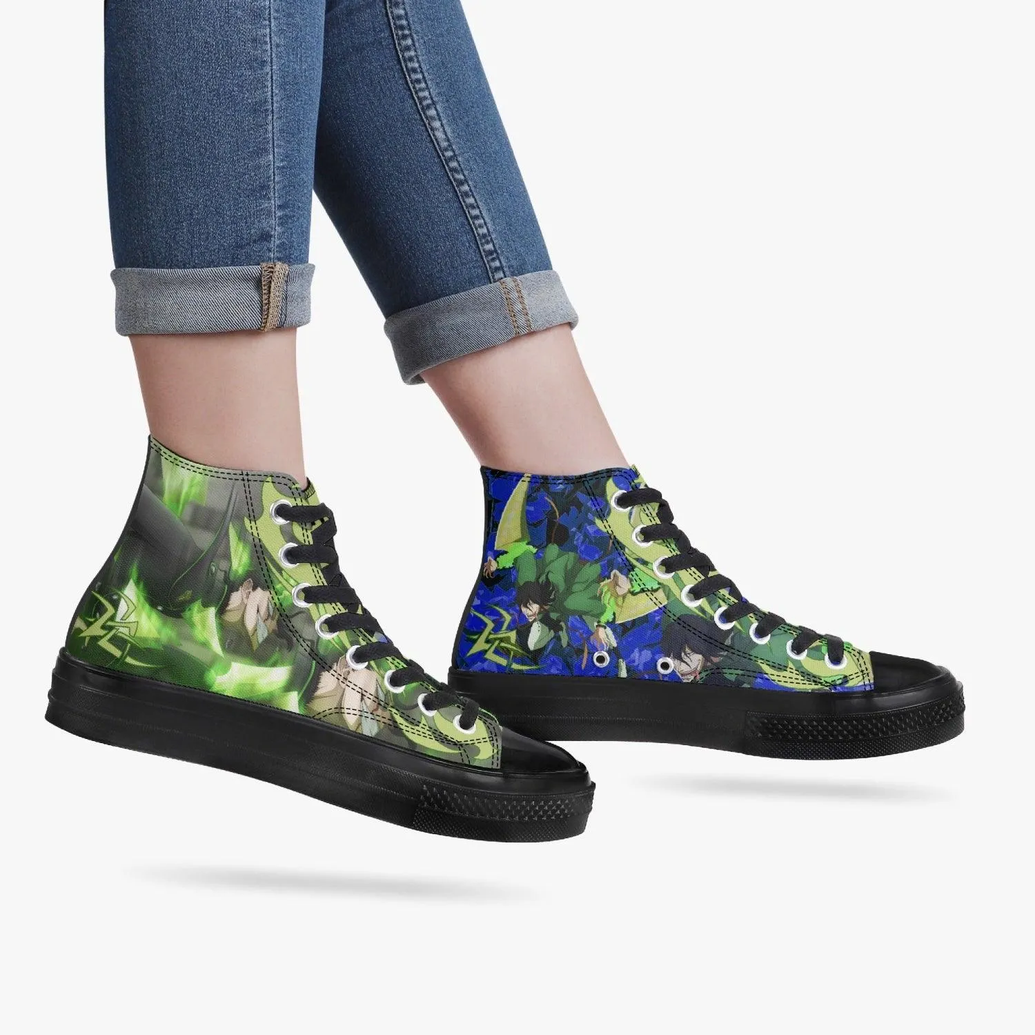 Black Clover Jack the Ripper A-Star High Anime Shoes