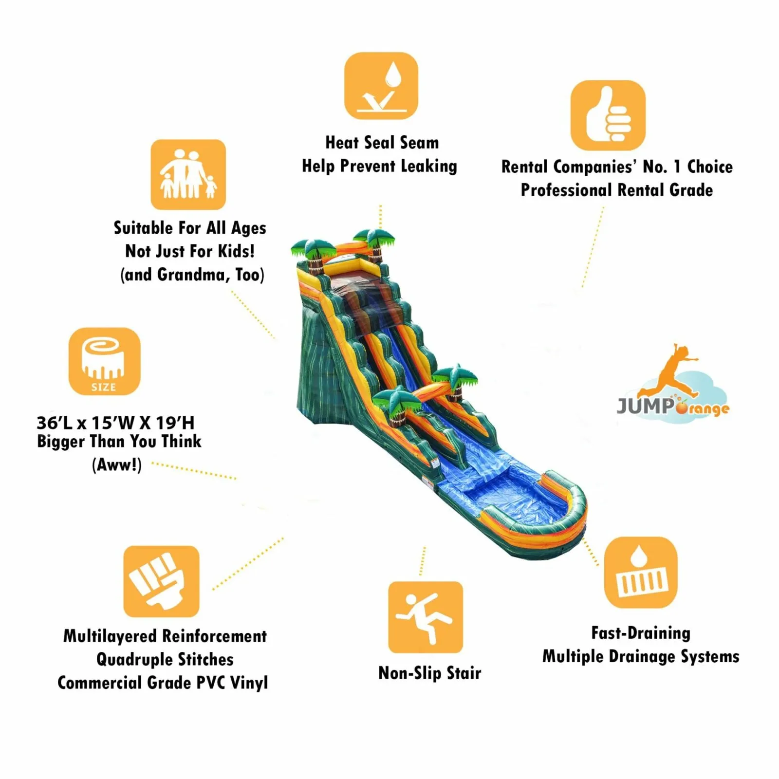 (PREORDER 04/2025) CALI PALMS 19 FT SLIDE